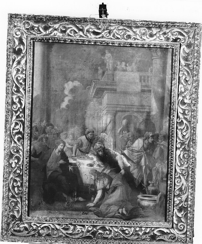 Cristo e Santa Maria Maddalena (dipinto) di Carpioni Giulio (attribuito) (sec. XVII)