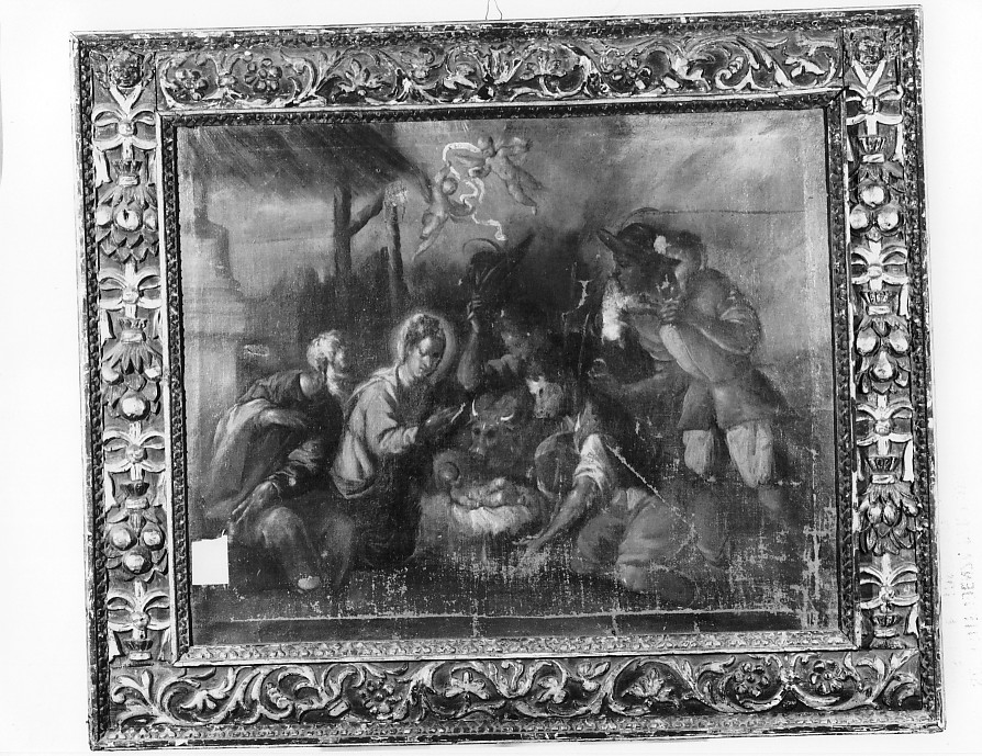 adorazione dei pastori (dipinto) di Maffei Francesco (attribuito) (sec. XVII)