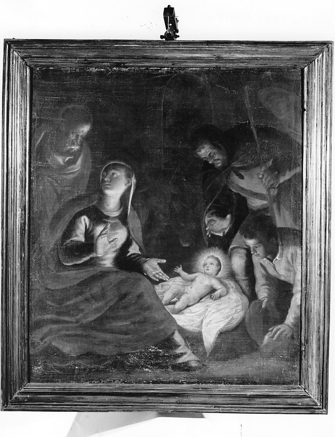 adorazione dei pastori (dipinto) - ambito veneto (sec. XVII)