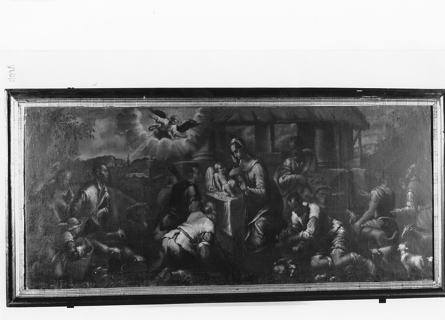 adorazione dei pastori (dipinto) - ambito bassanese (secc. XVI/ XVII)