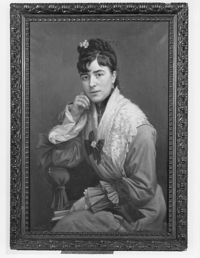 figura femminile (dipinto) - ambito veneto (sec. XIX)