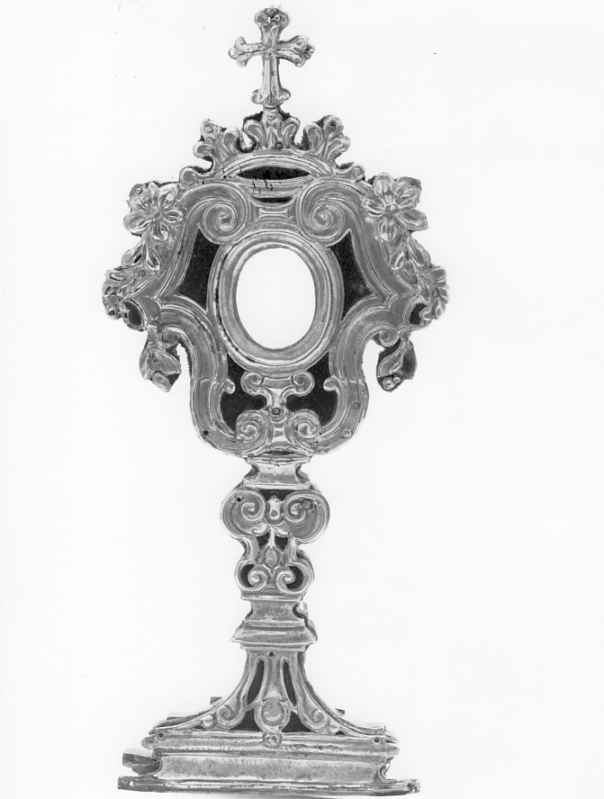 reliquiario - a ostensorio - ambito veneto (secc. XVIII/ XIX)