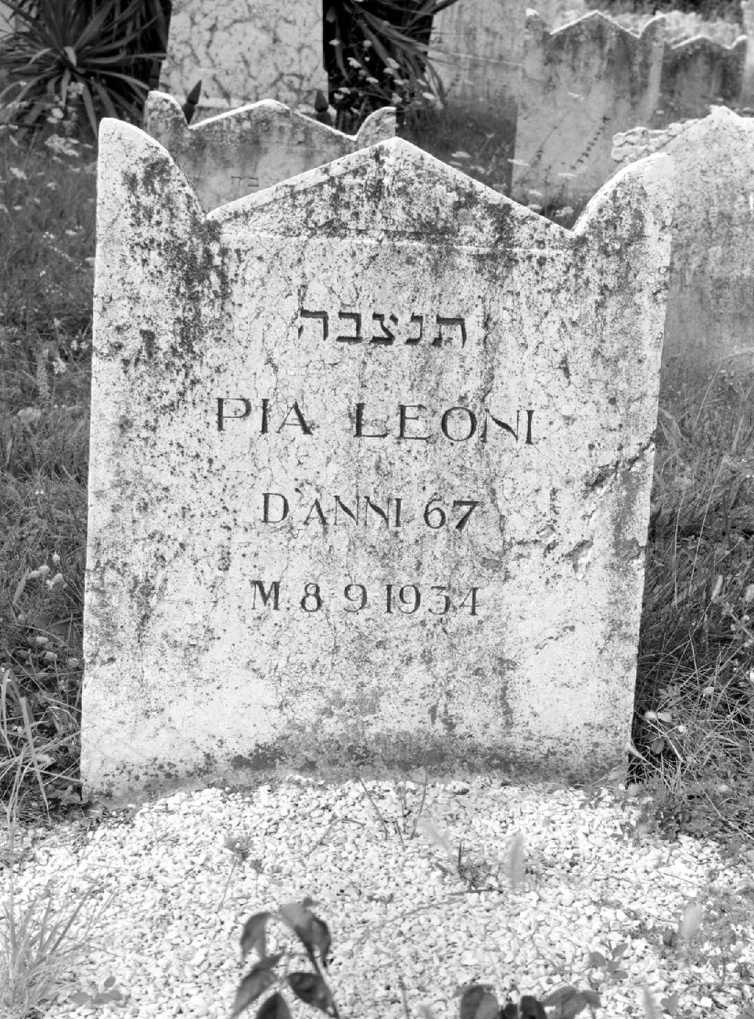 lapide tombale - ambito veneto (sec. XX)