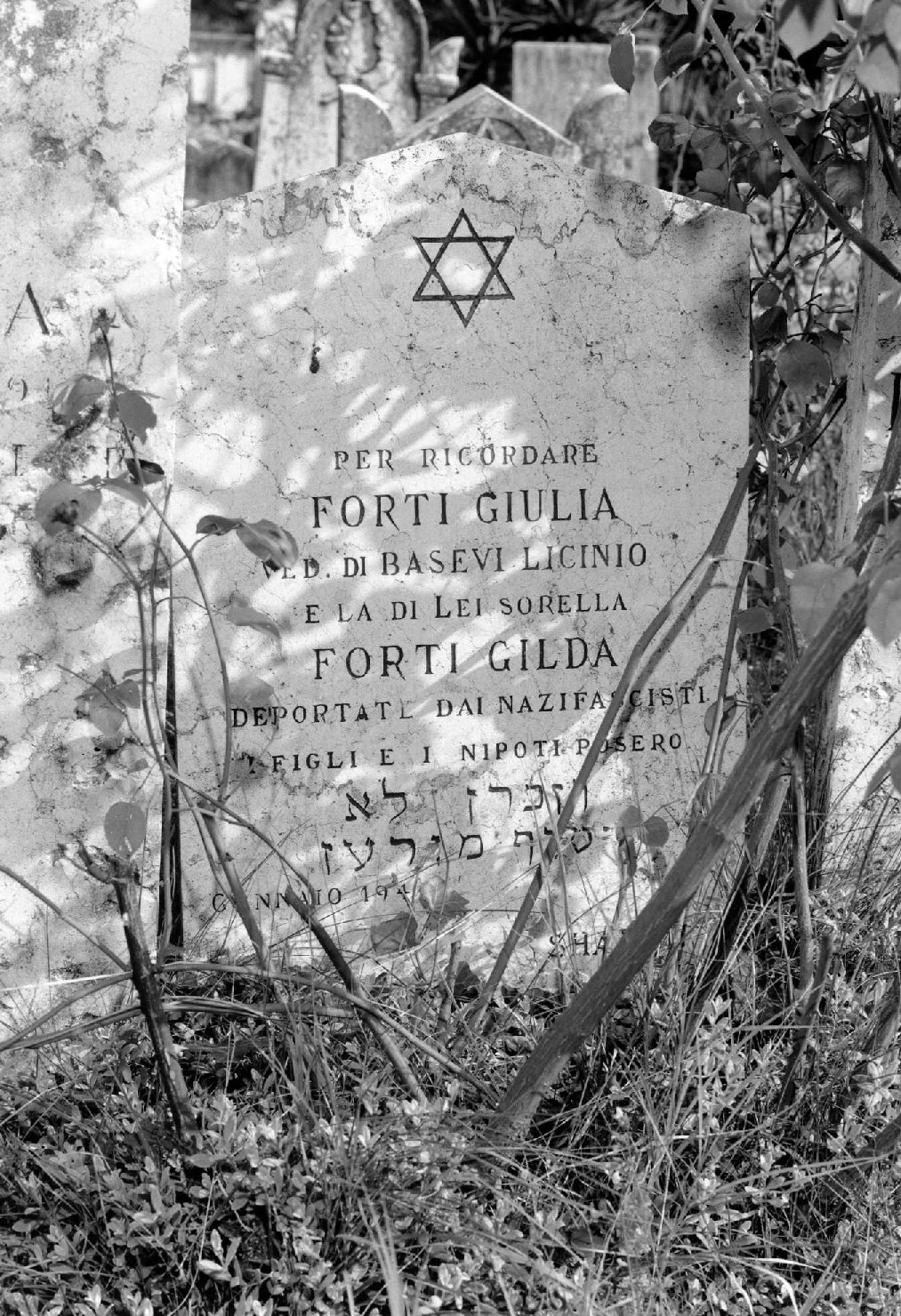 lapide tombale - ambito veneto (sec. XX)