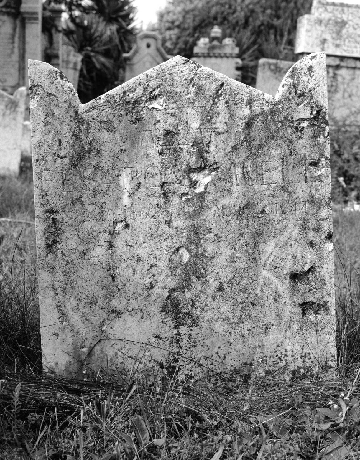 lapide tombale - ambito veneto (sec. XX)