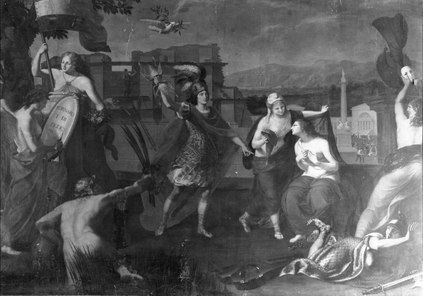 Allegoria della riconoscenza (dipinto) di Alberi Francesco (secc. XVIII/ XIX)