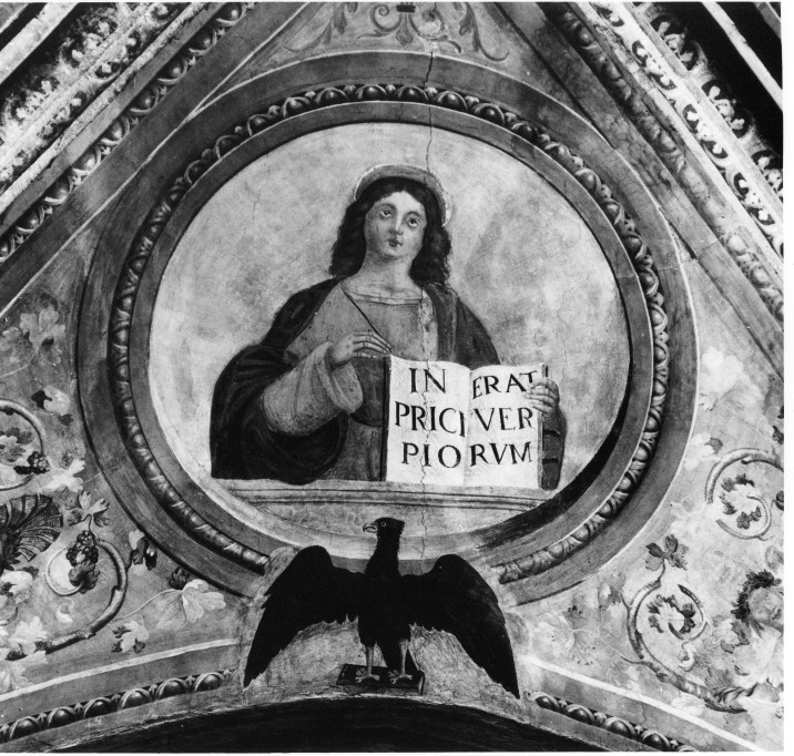 San Giovanni Evangelista (dipinto) di Giolfino Nicola (attribuito) (prima metà sec. XVI)