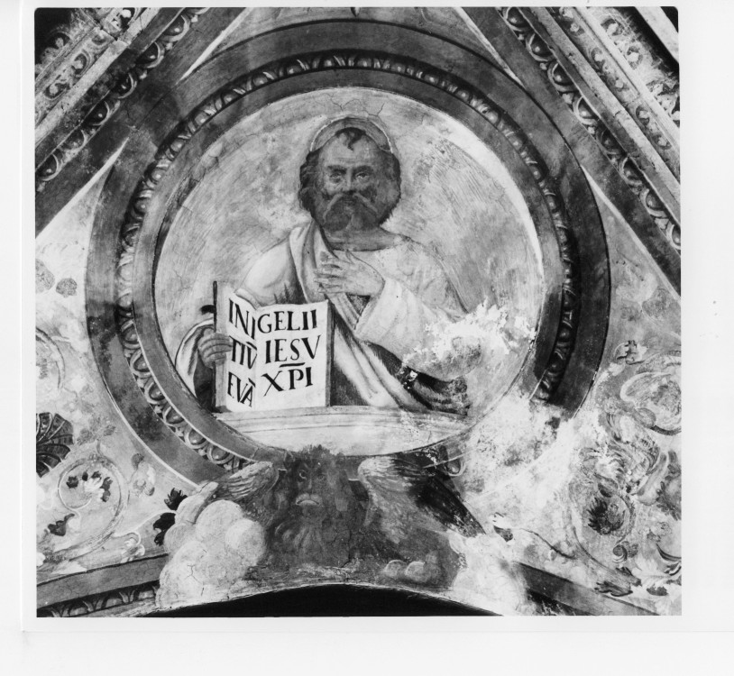 San Marco Evangelista (dipinto) di Giolfino Nicola (attribuito) (prima metà sec. XVI)