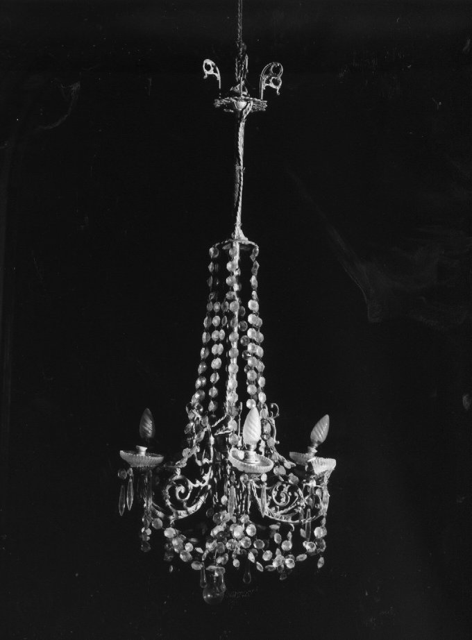 lampadario - ambito veneto (sec. XIX)