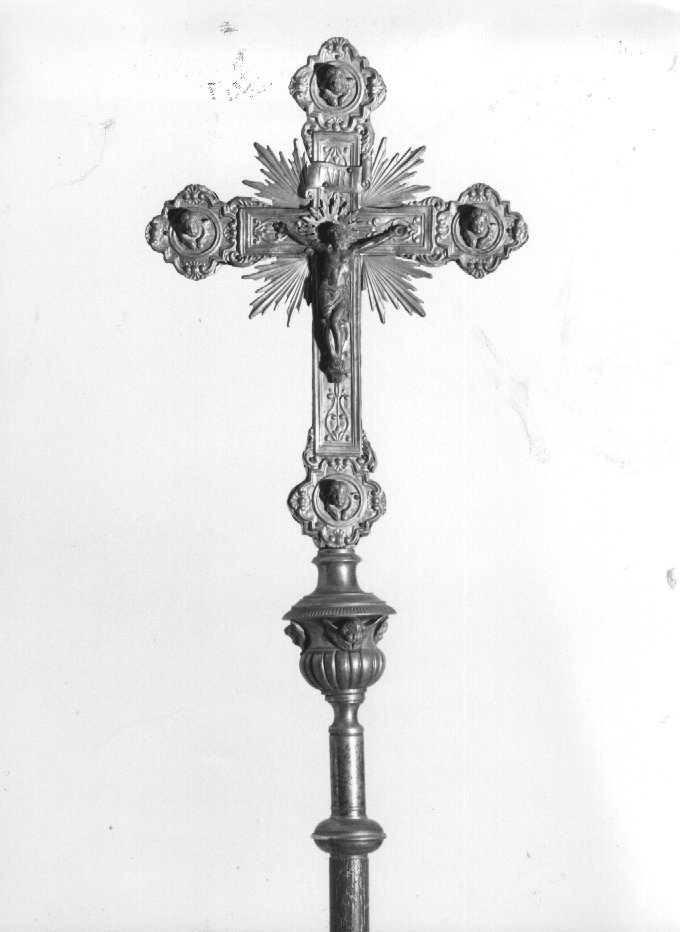 croce processionale - ambito veronese (sec. XIX)