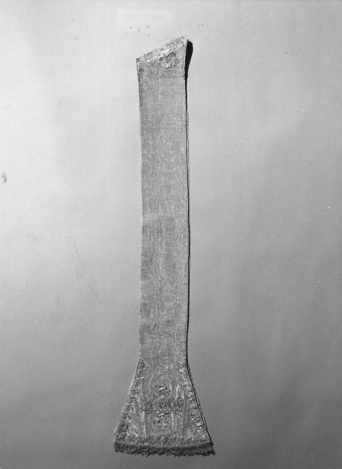 stola - manifattura italiana (prima metà sec. XVIII)