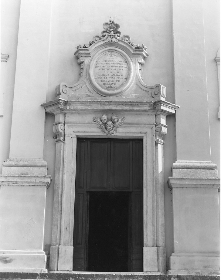 mostra di porta - ambito veronese (prima metà sec. XVIII)