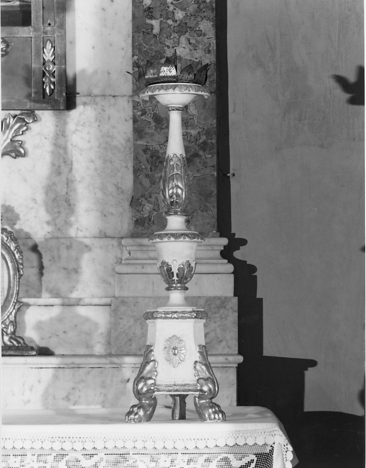 candelabro - ambito veronese (sec. XIX)