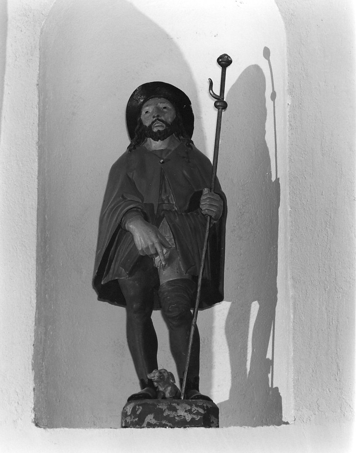 San Rocco (statuetta devozionale) - ambito veronese (sec. XIX)