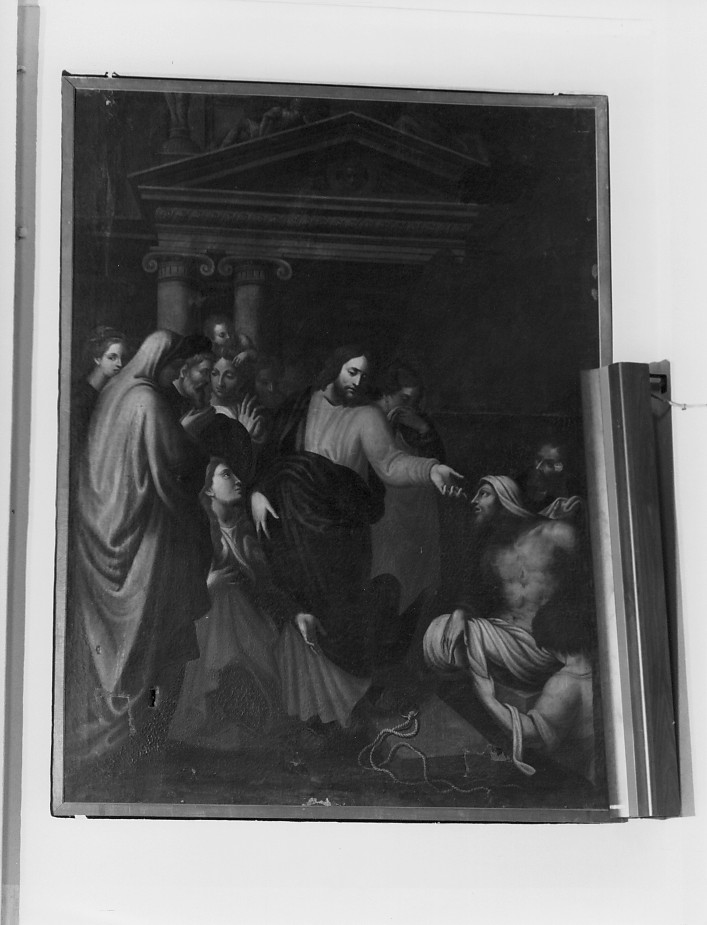 resurrezione di Lazzaro (dipinto) - ambito veronese (sec. XVI)