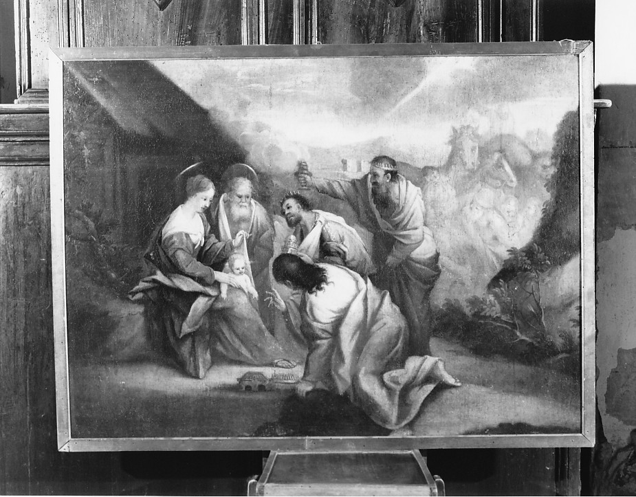 adorazione dei Re Magi (dipinto) - ambito veronese (sec. XVIII)