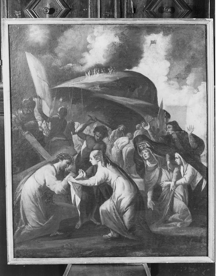 Cristo incontra la Veronica (dipinto) - ambito veronese (sec. XVIII)