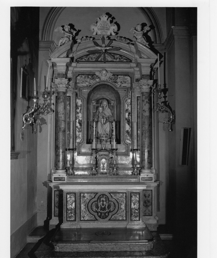 Altare della Beata Vergine (altare, insieme) - ambito veneto (sec. XVII)
