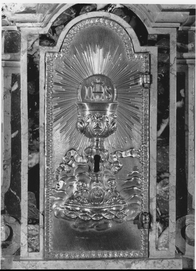 sportello di tabernacolo, elemento d'insieme - ambito veneto (secc. XVII/ XVIII)