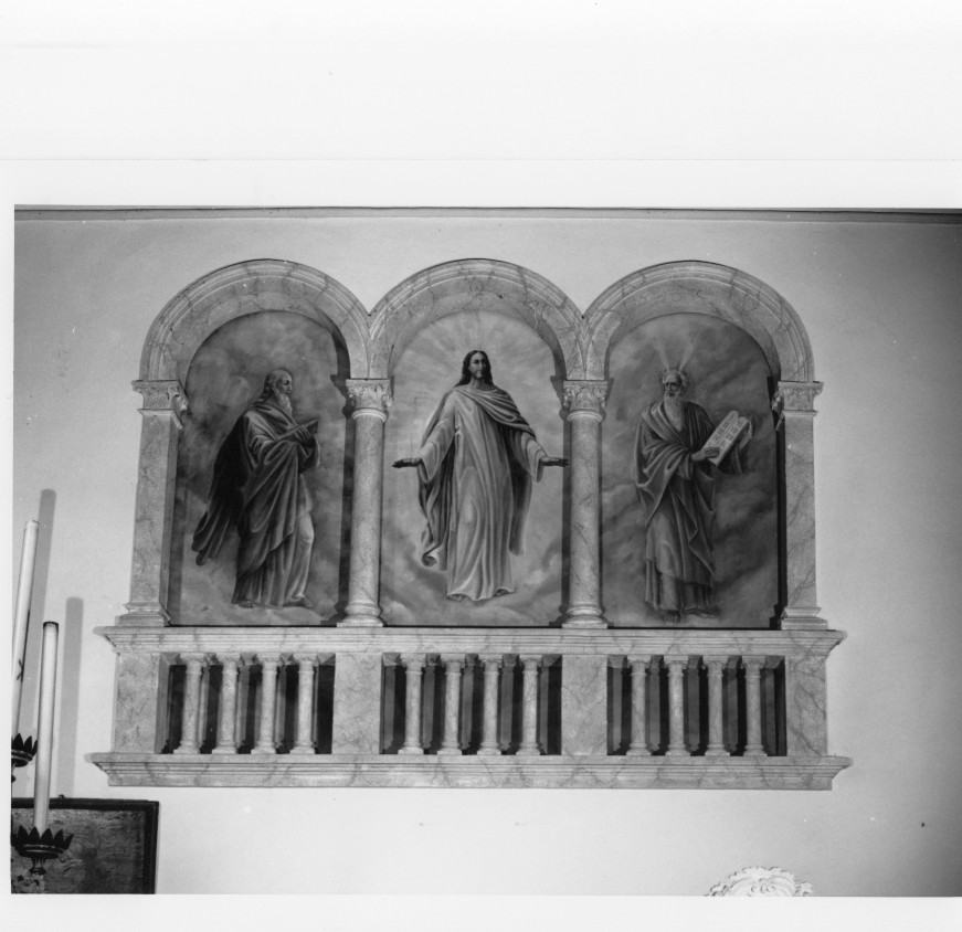 Trasfigurazione di Gesù (dipinto) di Ditta Ballardini Scipione (attribuito) (sec. XX)