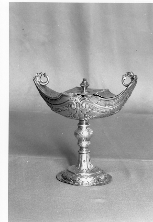 navicella portaincenso - ambito veneto (sec. XVIII)