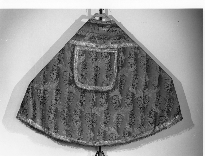 piviale, elemento d'insieme - ambito italiano (sec. XVIII)