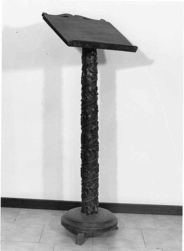 leggio a fusto - ambito italiano (secc. XVII/ XIX)