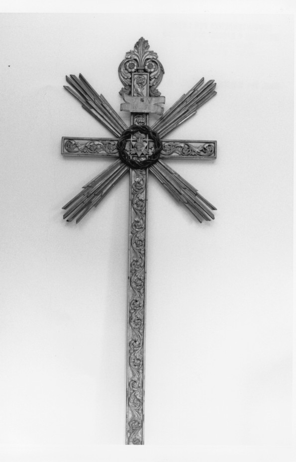 croce processionale - ambito veneto (sec. XVIII)
