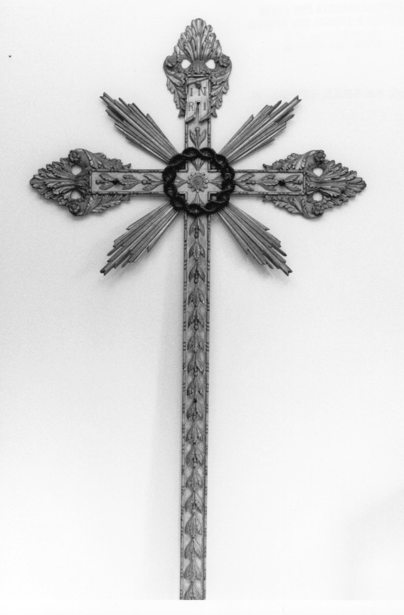 croce processionale - ambito veneto (sec. XVIII)