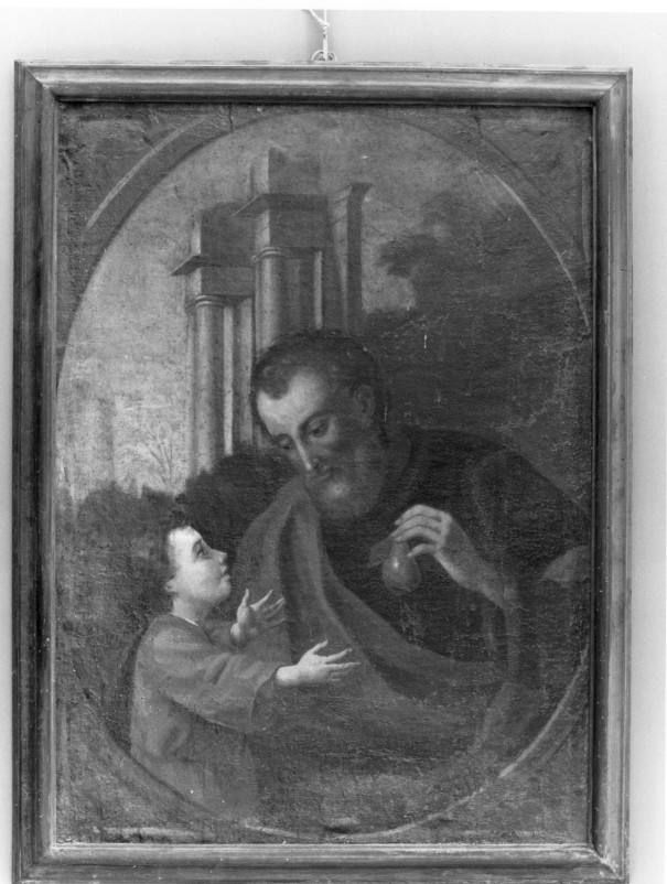 San Giuseppe e Gesù Bambino (dipinto) - ambito veneto (sec. XVIII)
