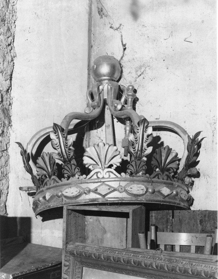 corona, elemento d'insieme - ambito veneto (sec. XIX)