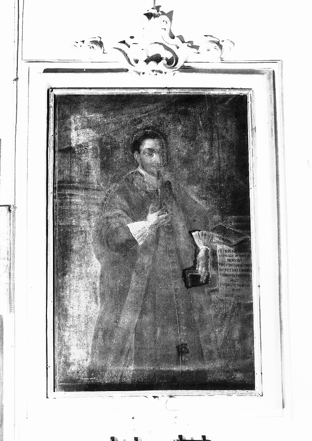 ritratto d'uomo (dipinto) di Le Grù Francesco (sec. XVIII)