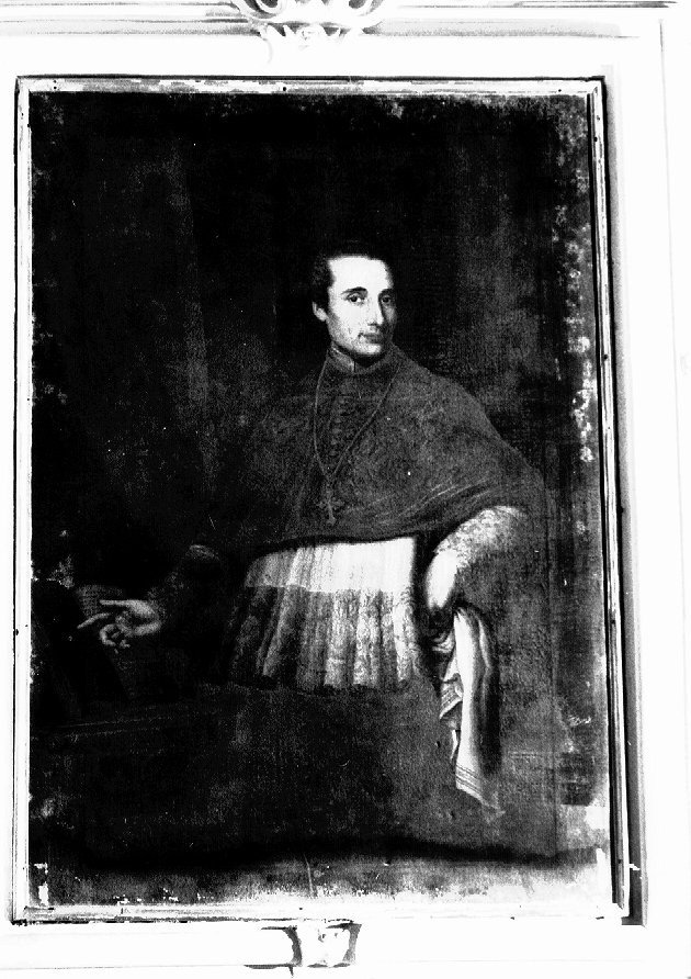 ritratto d'uomo (dipinto) - ambito veronese (inizio sec. XVIII)