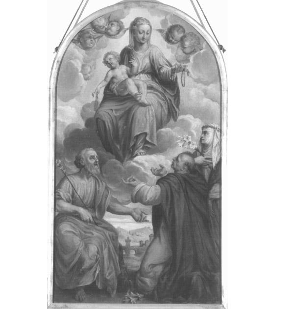 Madonna del Rosario (dipinto) - ambito veneto (prima metà sec. XVII)
