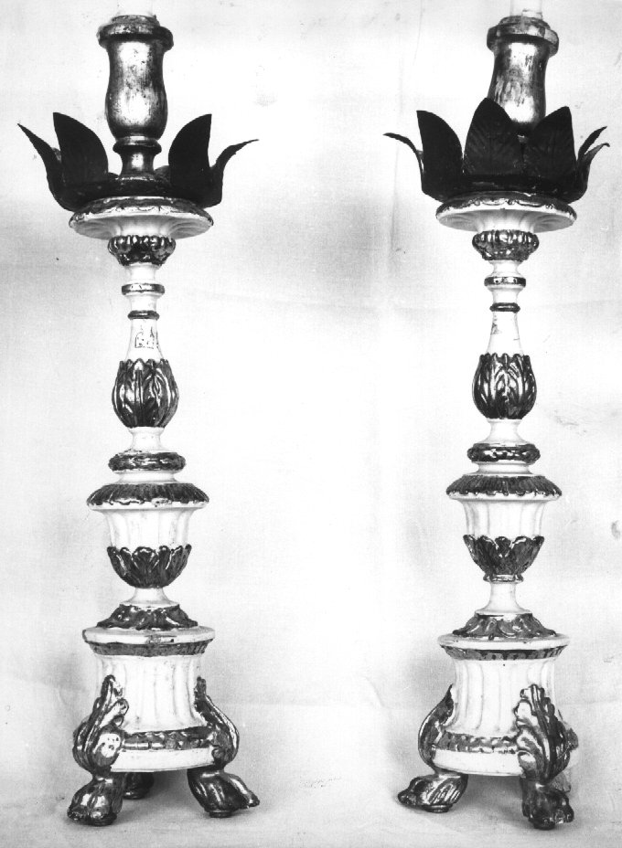 candeliere - bottega veronese (prima metà sec. XIX)