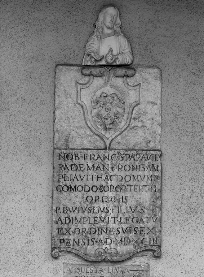 lapide documentaria - ambito veronese (sec. XVII)