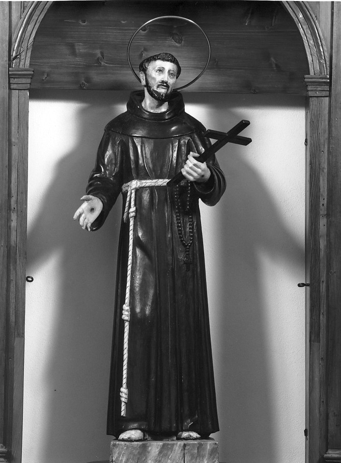 San Francesco d'Assisi (statua) - ambito veronese (sec. XIX)