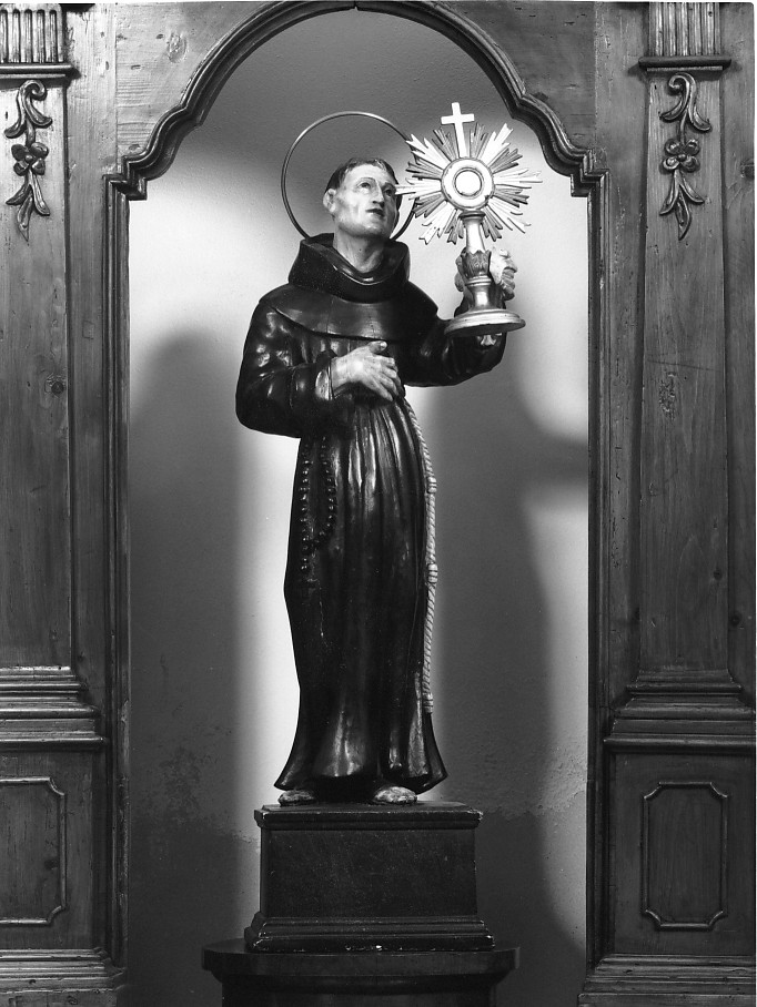 Santo francescano (statua) - ambito veronese (sec. XVIII)