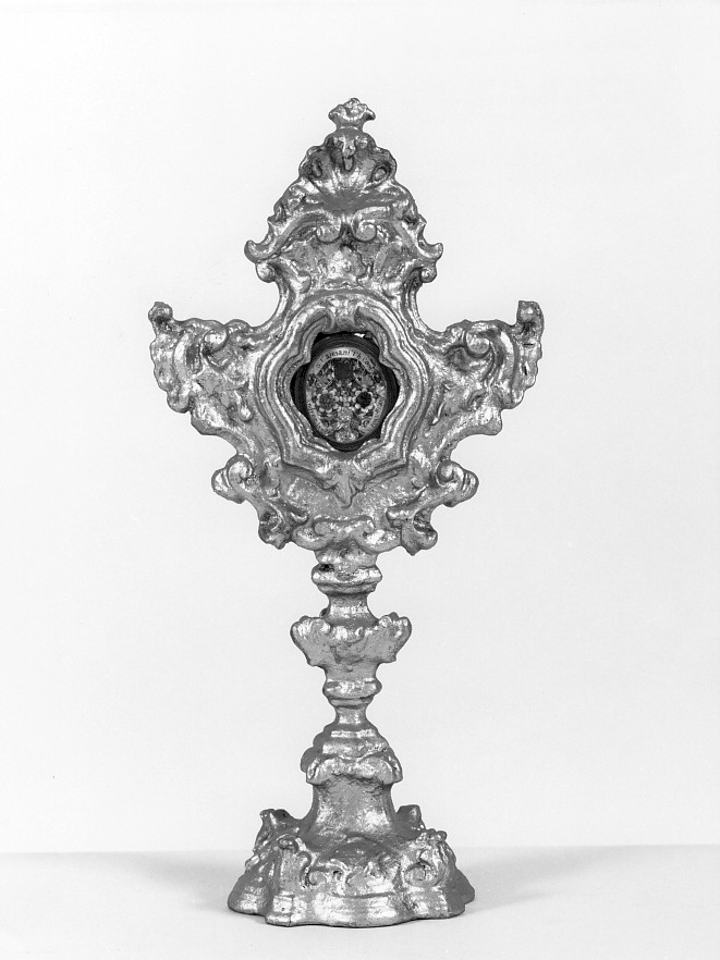 reliquiario - a ostensorio, serie - ambito veronese (sec. XIX)