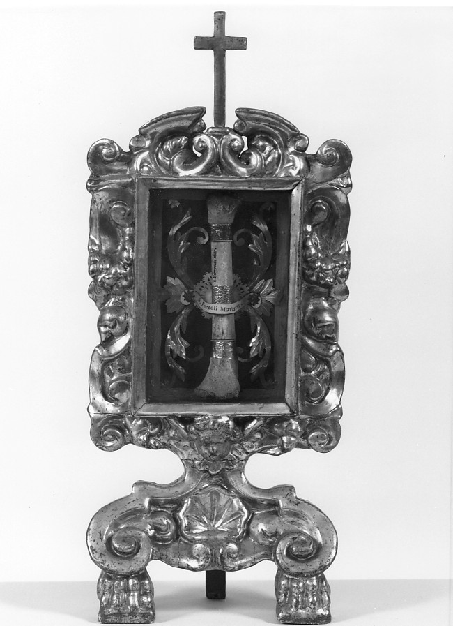 reliquiario - a tabella, serie - ambito veronese (sec. XIX)