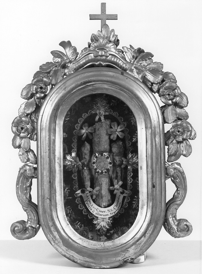 reliquiario - a tabella, serie - ambito veronese (sec. XIX)