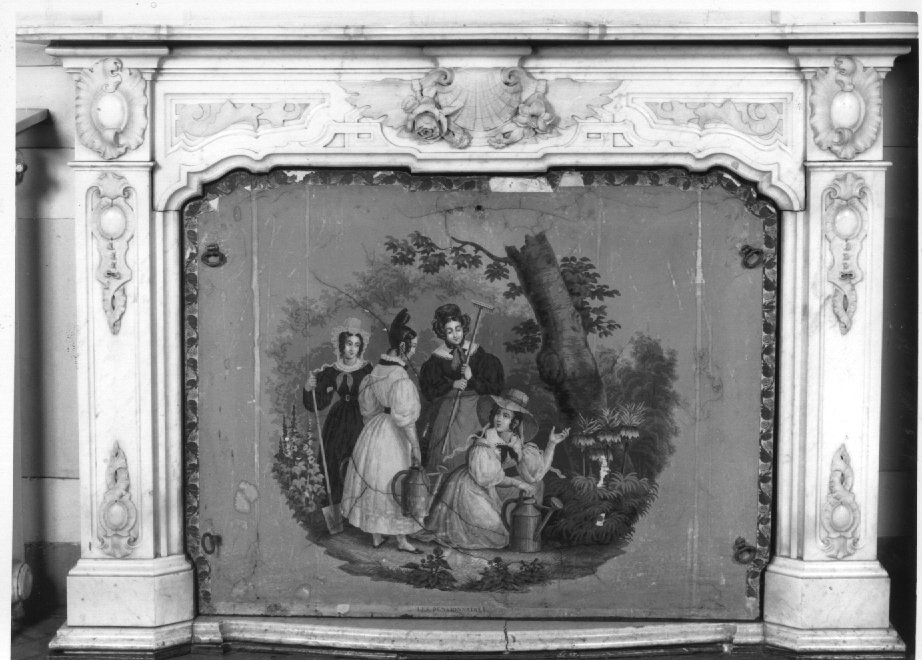 mostra di camino - ambito veronese (sec. XVIII)