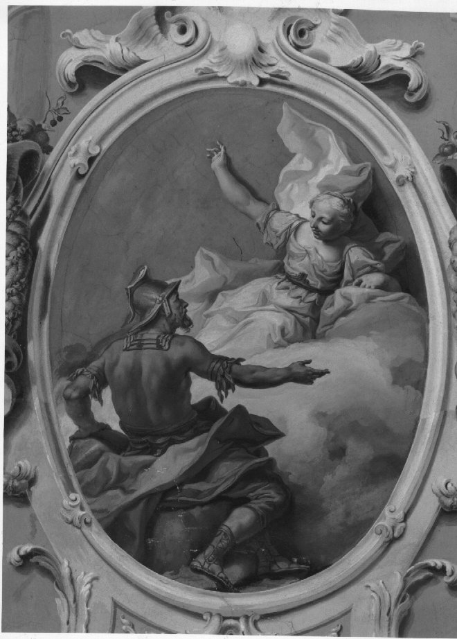 Marte e Venere (dipinto) di Anselmi Giorgio (sec. XVIII)