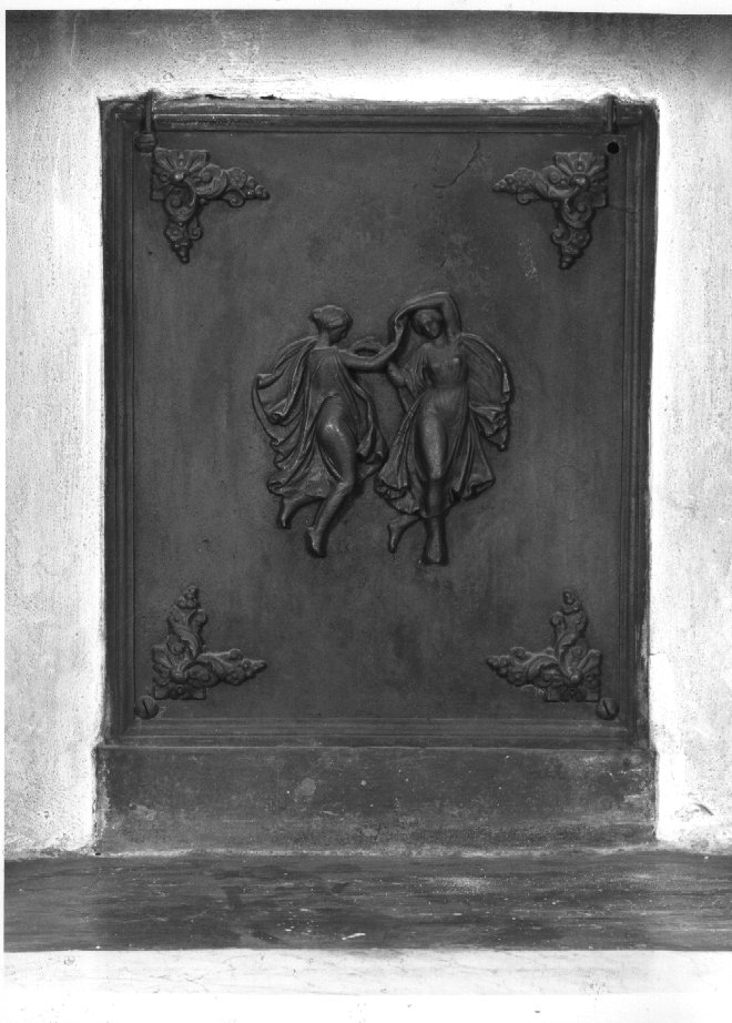 danzatrice (paracamino) - ambito veronese (sec. XVIII)