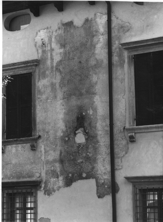 meridiana (dipinto, frammento) - ambito veronese (fine sec. XVI)