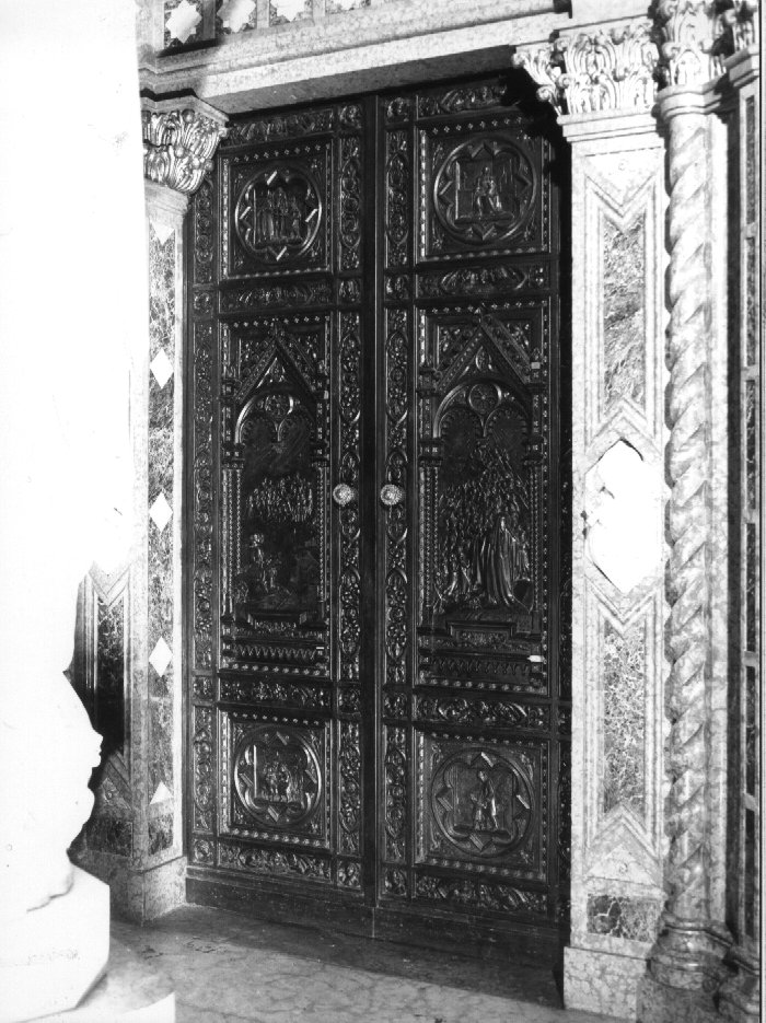 porta - a due battenti di Moroder Vincenzo (sec. XX)