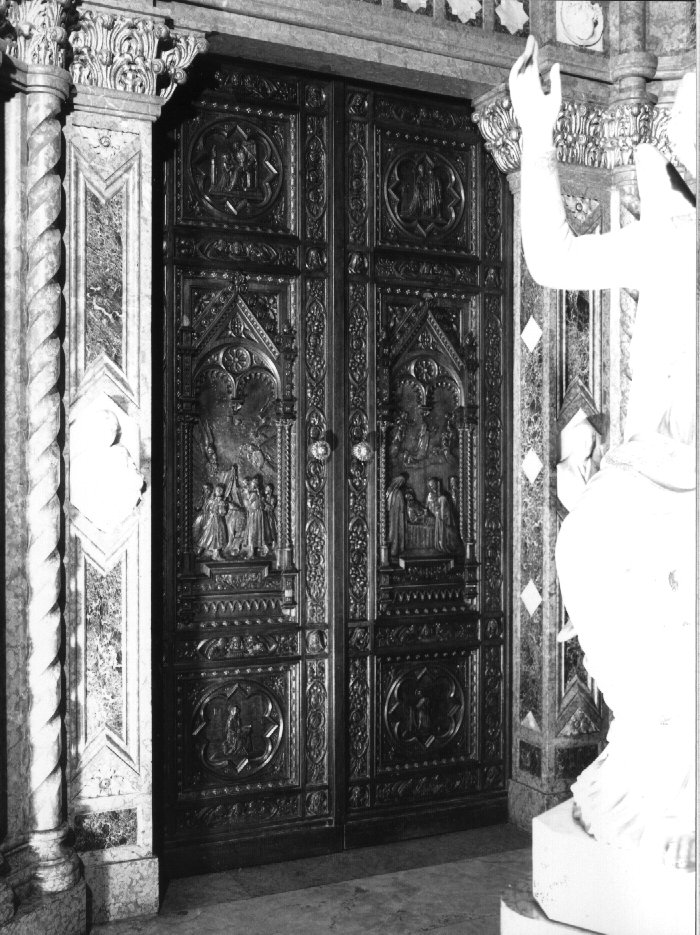 porta - a due battenti di Moroder Vincenzo (sec. XX)