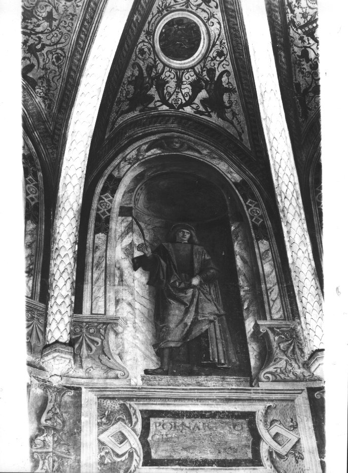 Santo martire (dipinto) di Cincani Bartolomeo detto Bartolomeo Montagna (sec. XVI)