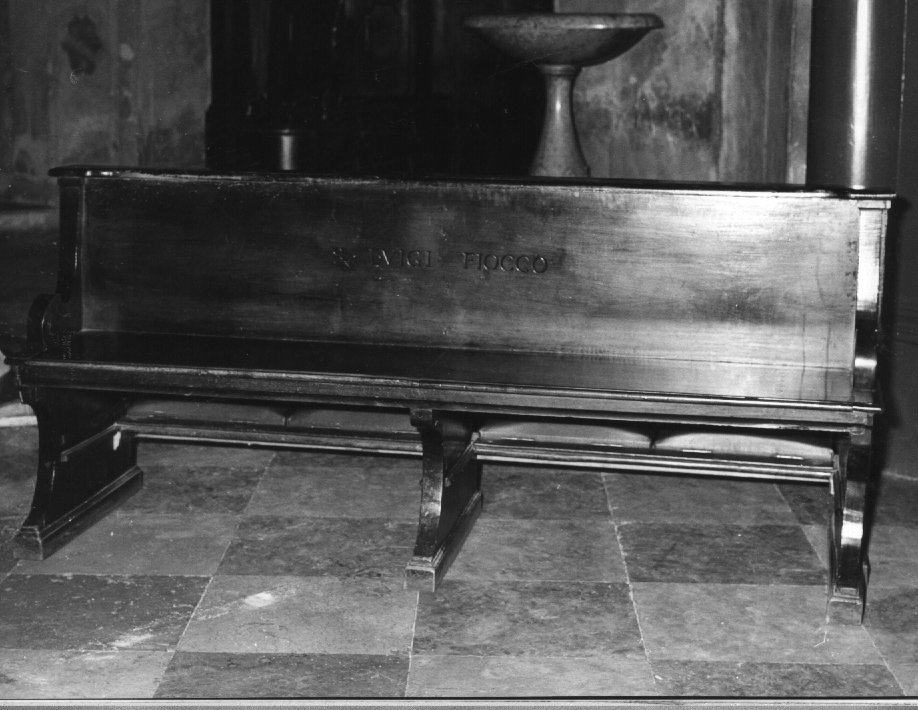 banco da chiesa - manifattura veneta (sec. XIX)