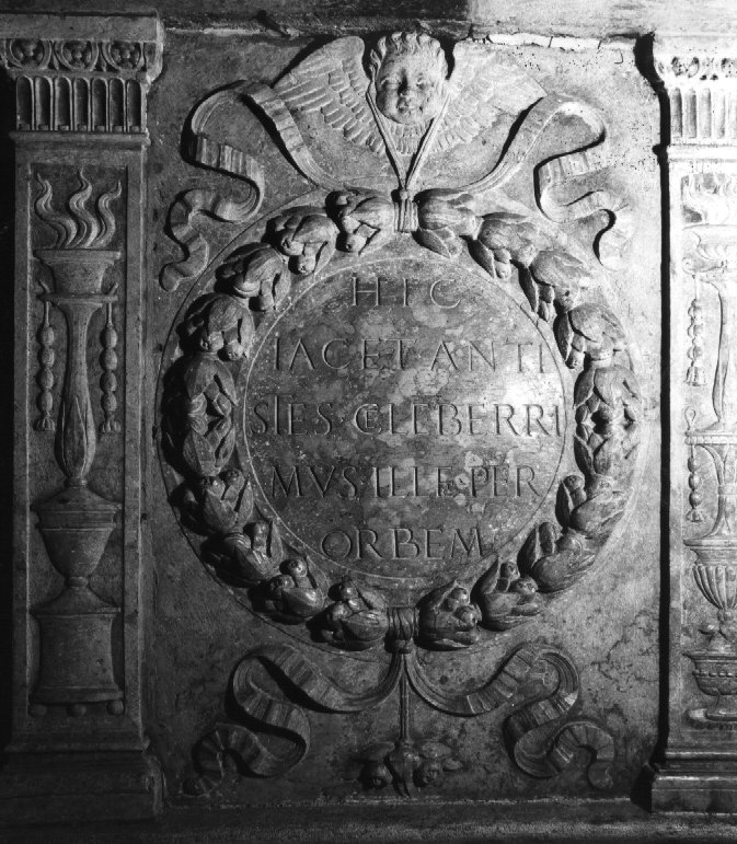 iscrizione (pannello) di Panteo Bernardino (sec. XVI)